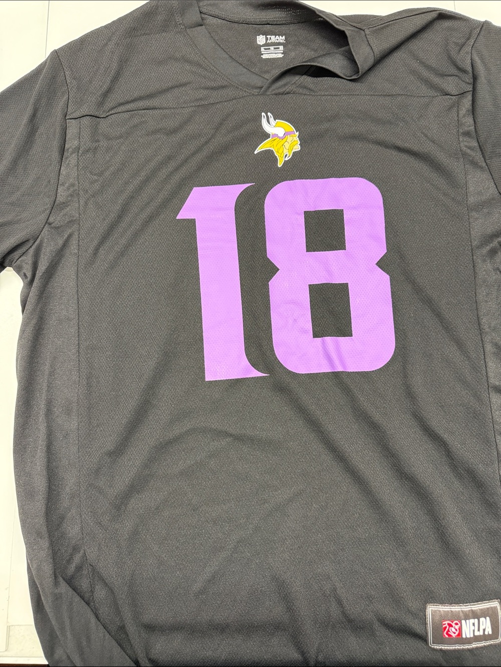 NEW NFL XL Vikings #18 Jefferson Jersey